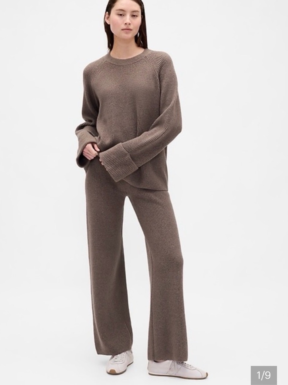 GAP Cashsoft shaker stitch sweater set